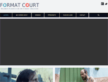 Tablet Screenshot of formatcourt.com